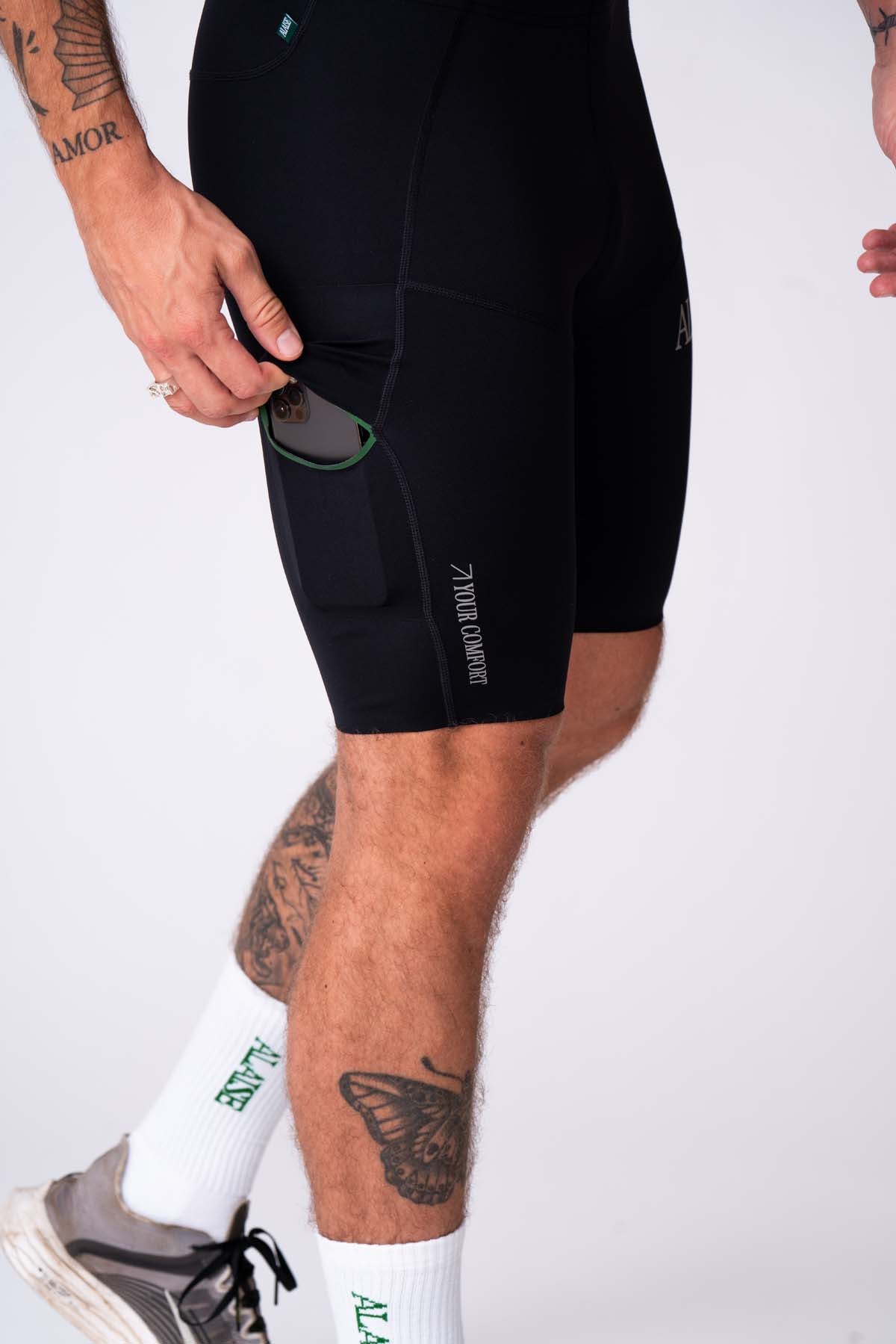 Active Short Tights in Black
