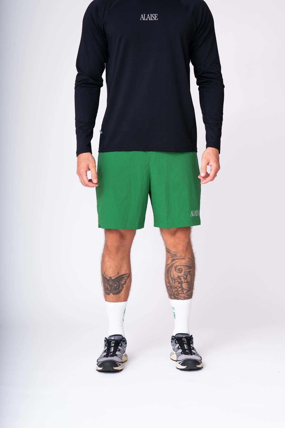 Active Shorts in Green