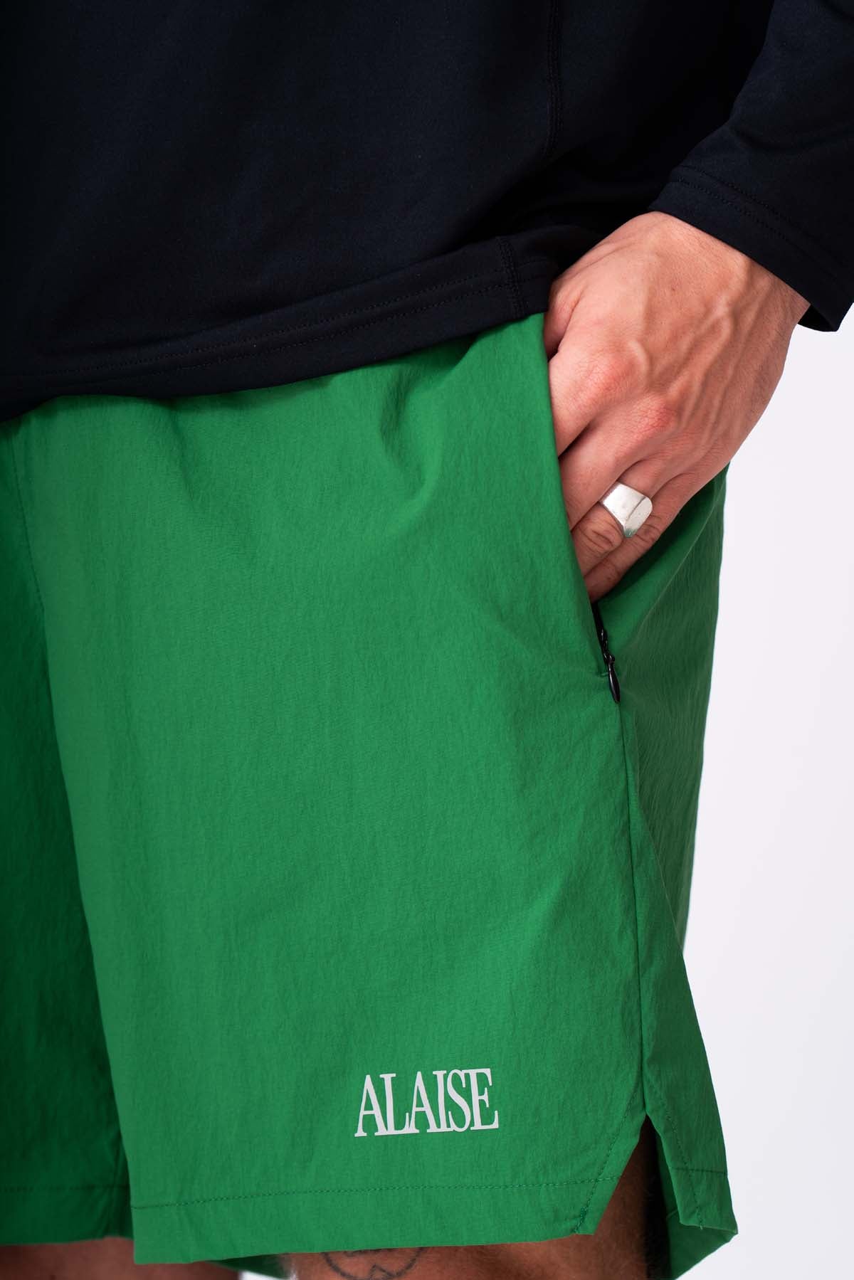Active Shorts in Green