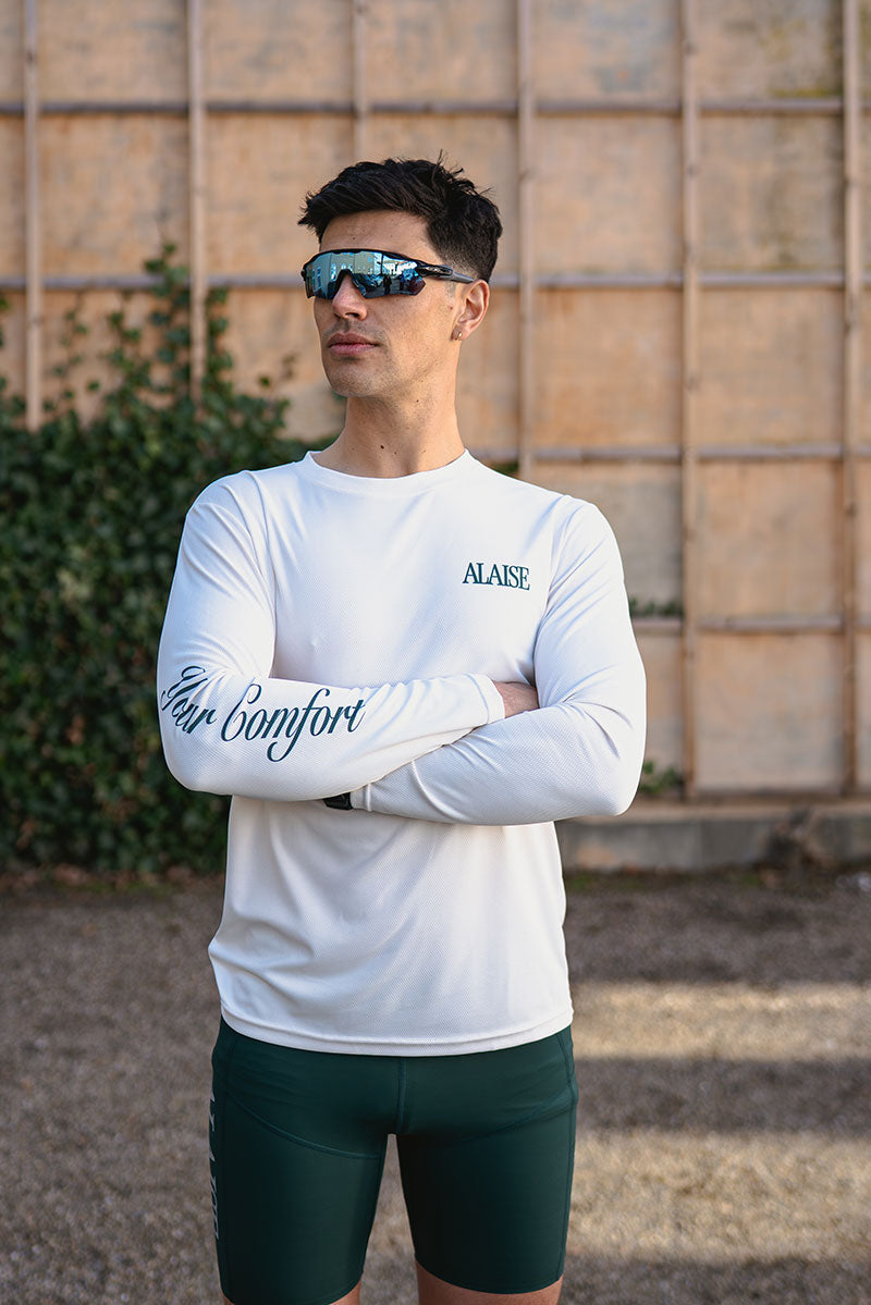 Rose Running Long Sleeve - Off White