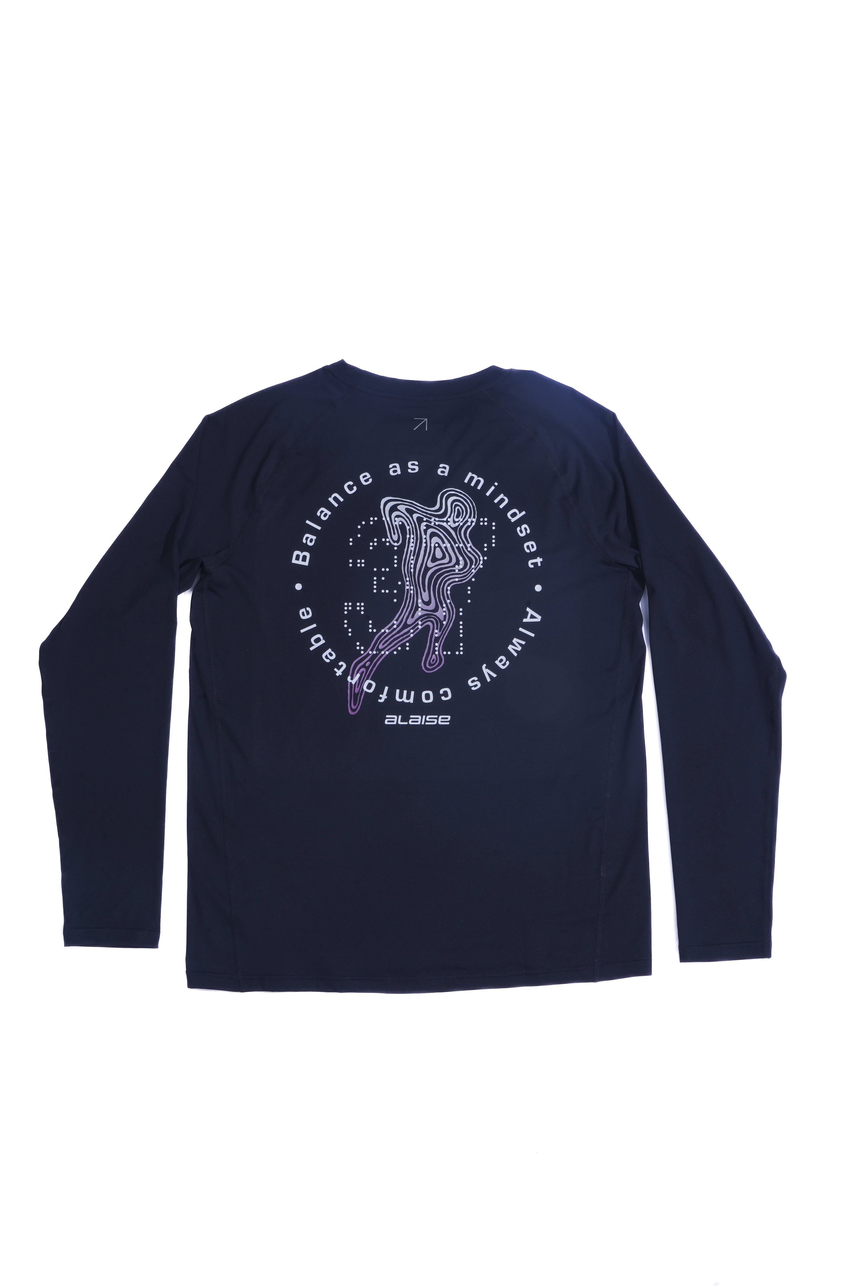 Graphic 37 I Running Long Sleeve - Black