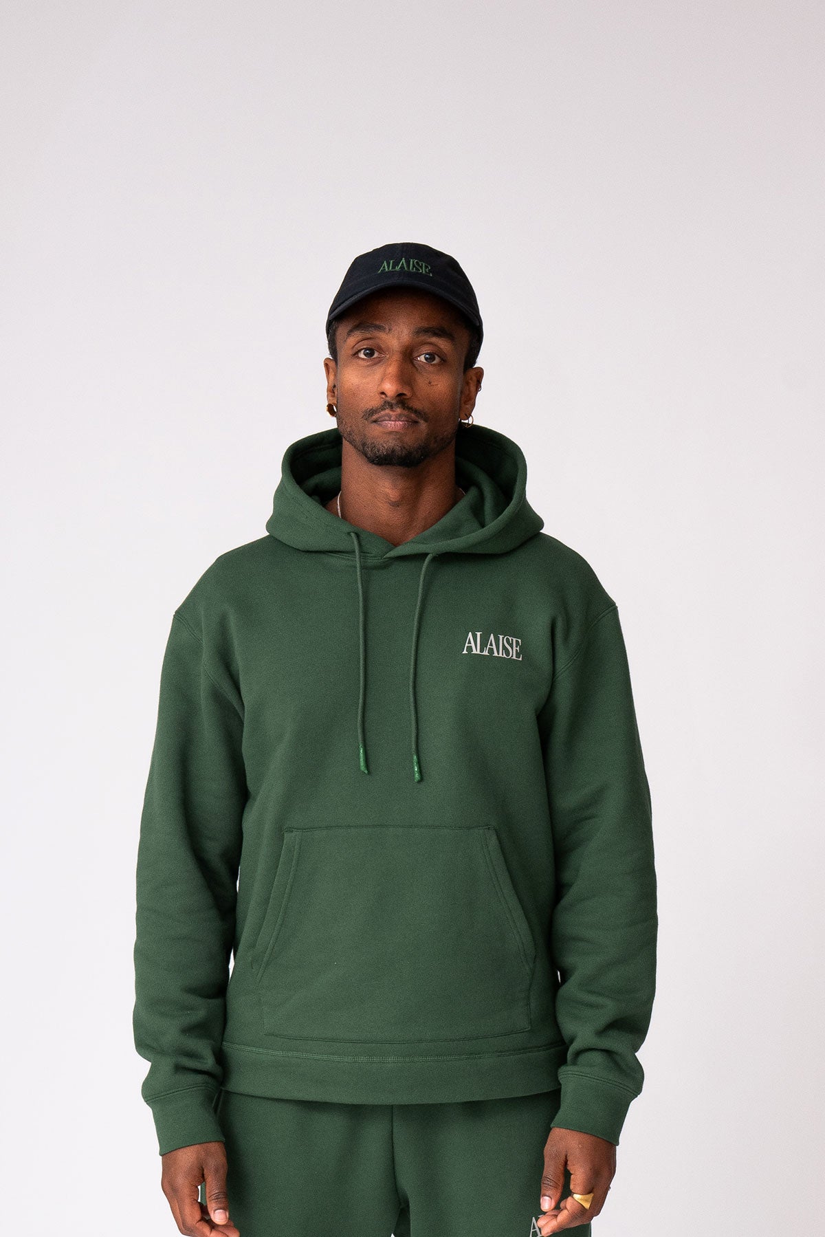 Graphic Comfort Hoodie in Green