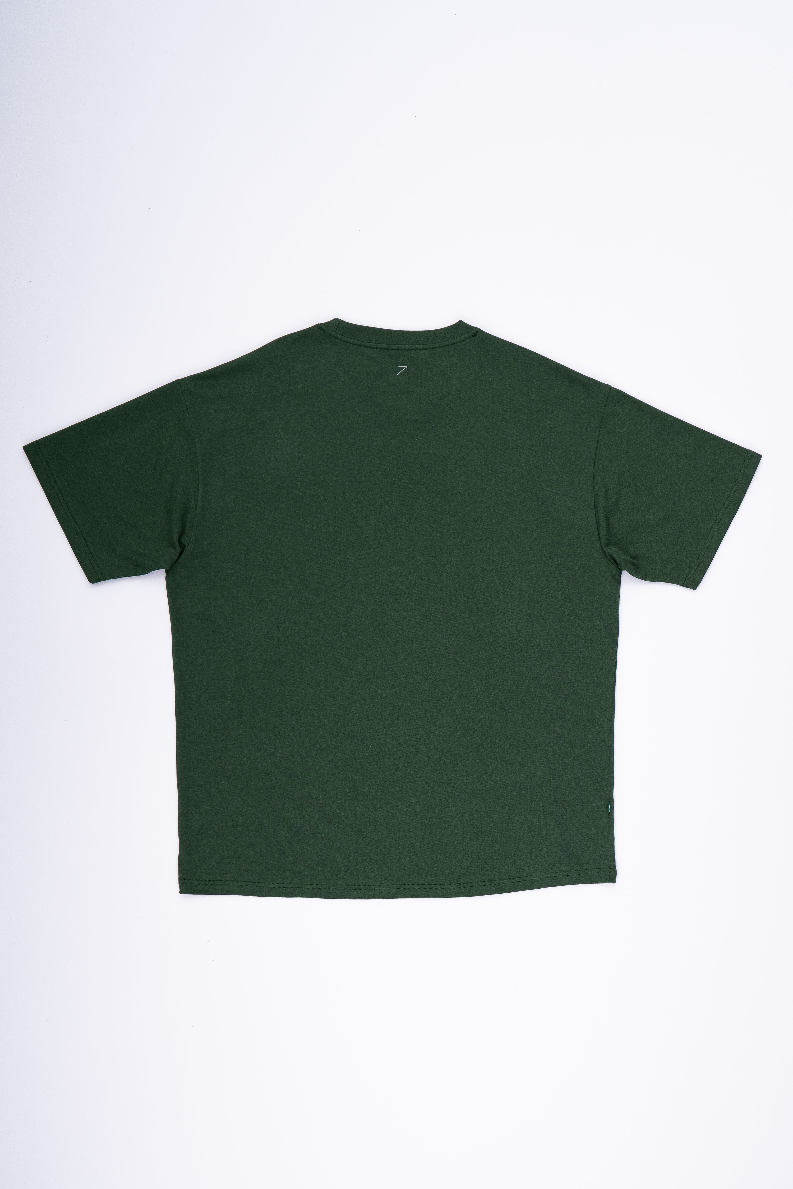 Cotton Tee Box Fit in Green
