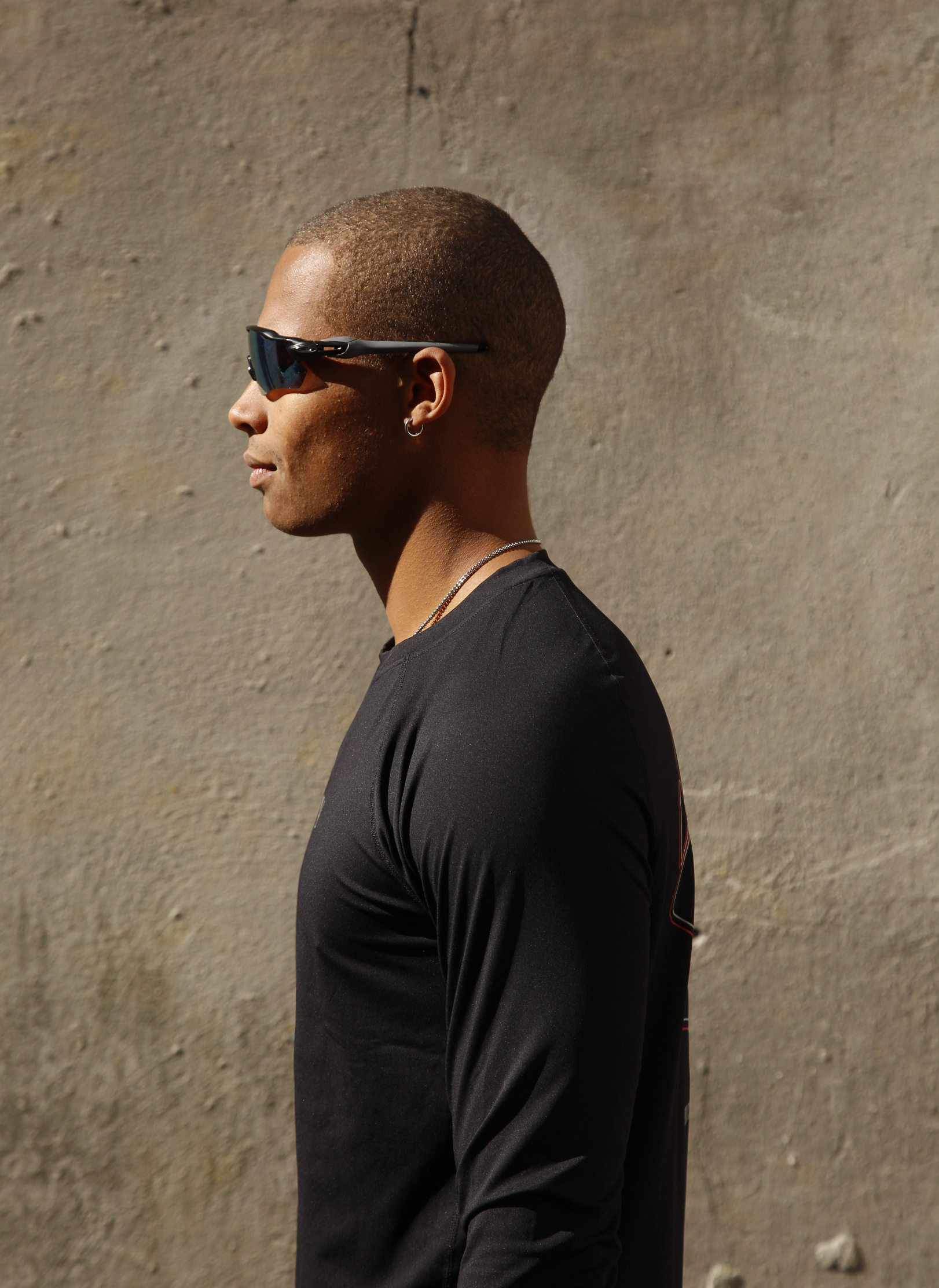 Graphic Active Long Sleeve in Black