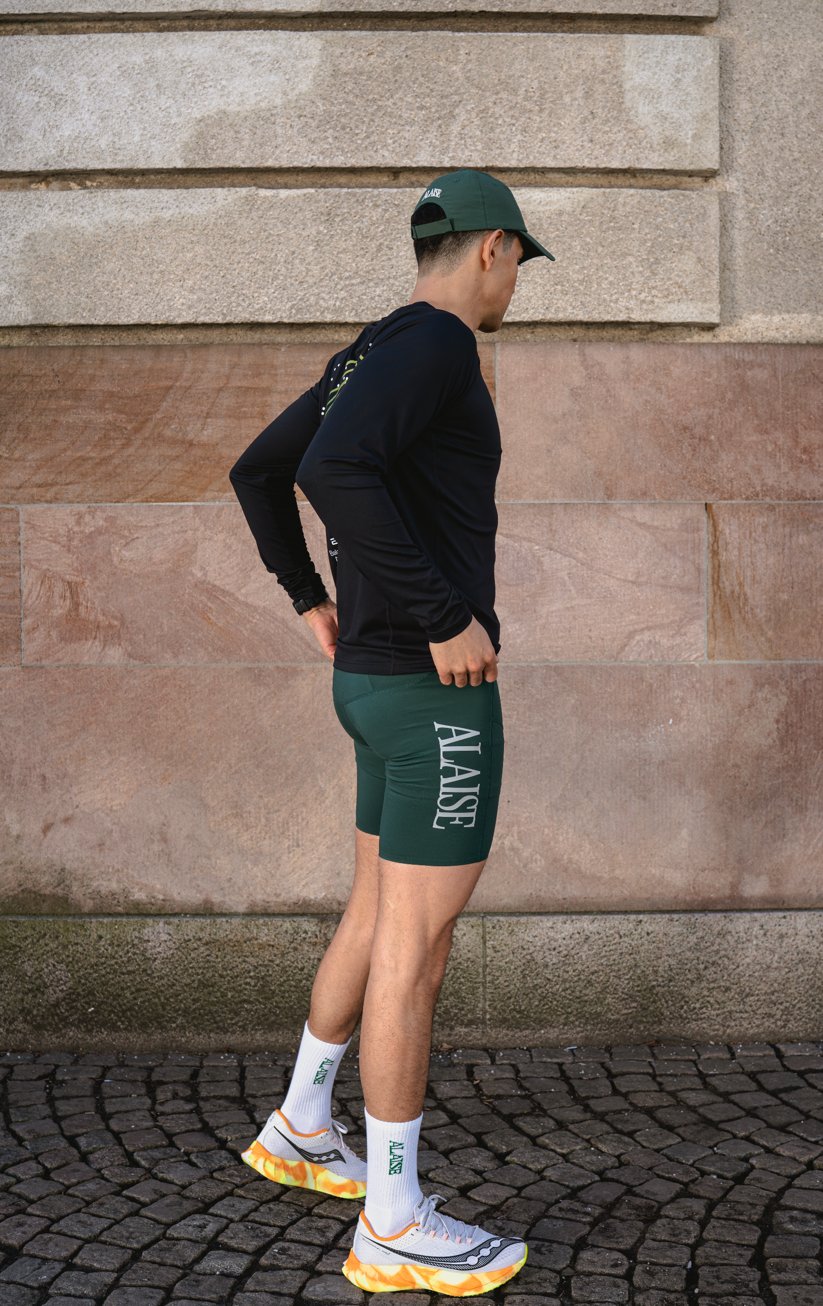 Running Short Tights Dark Green