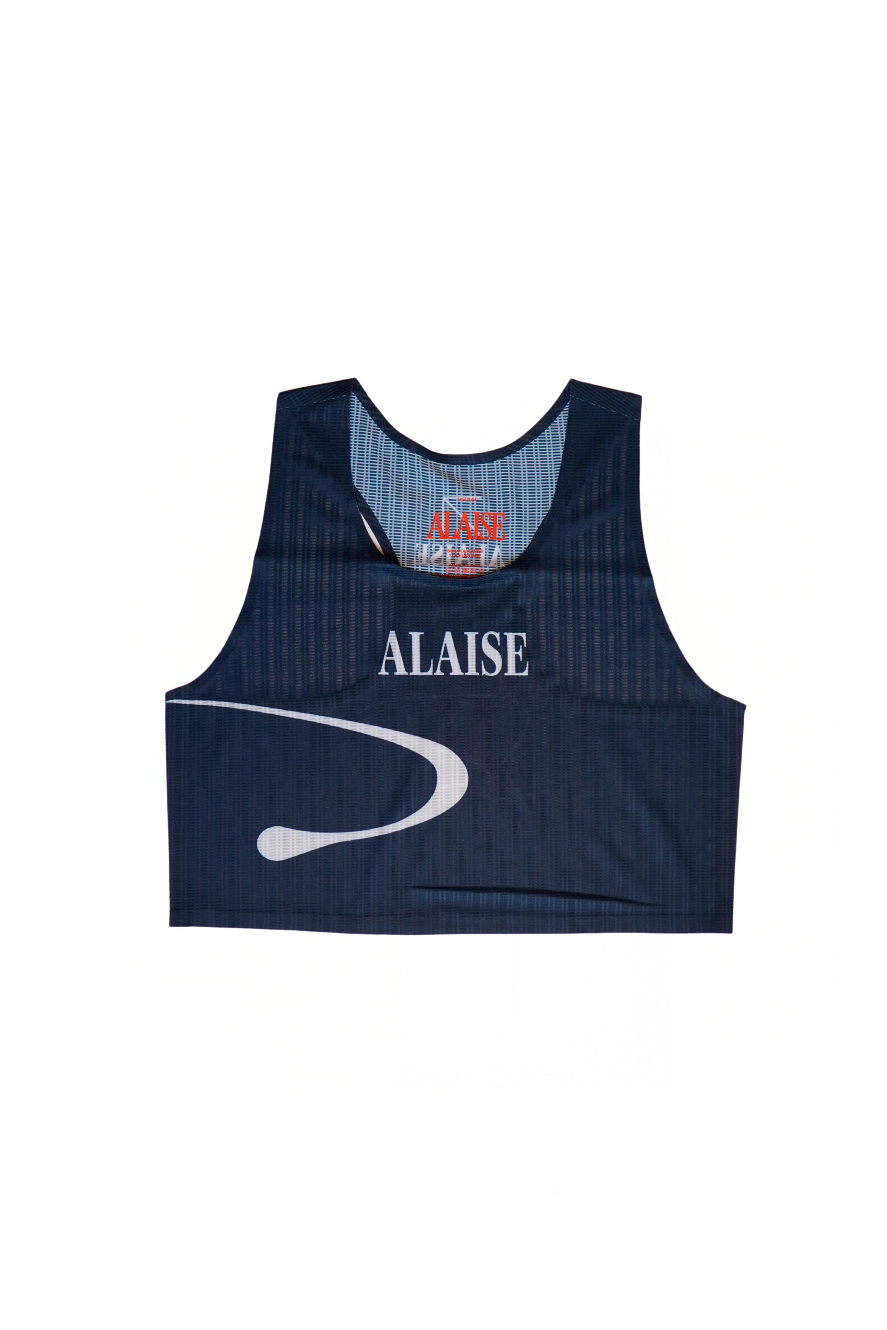 Running Light Crop Top in Navy - Woman