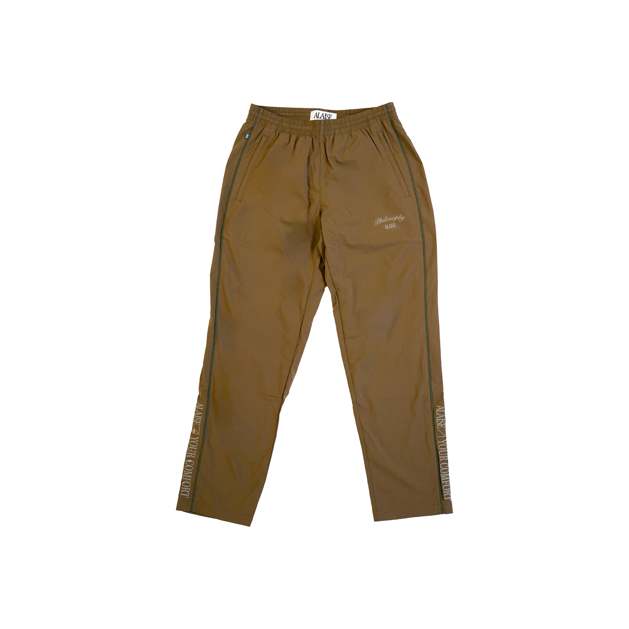 Track Pants Straight Legs - Brown