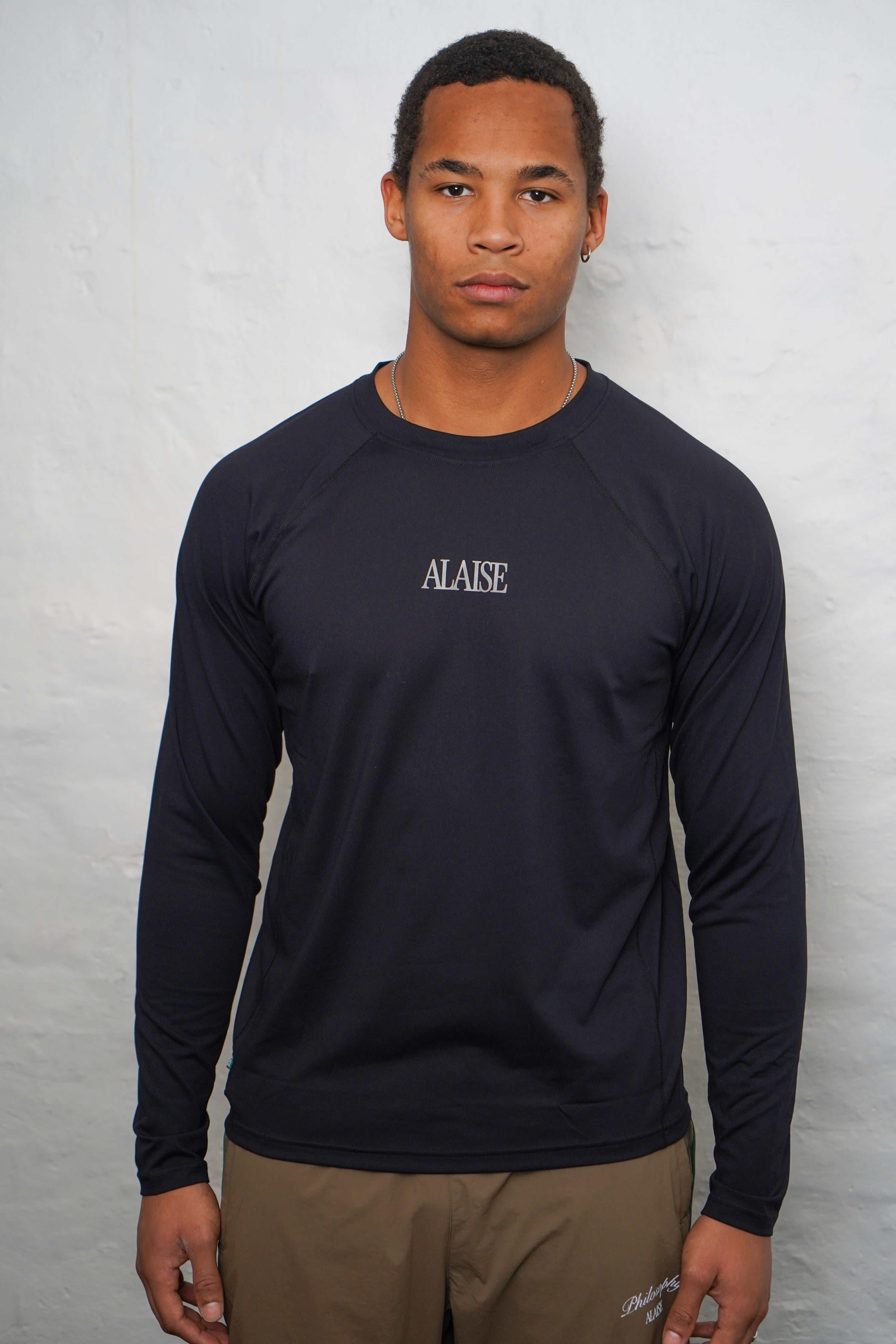 Graphic II Active Long Sleeve - Black