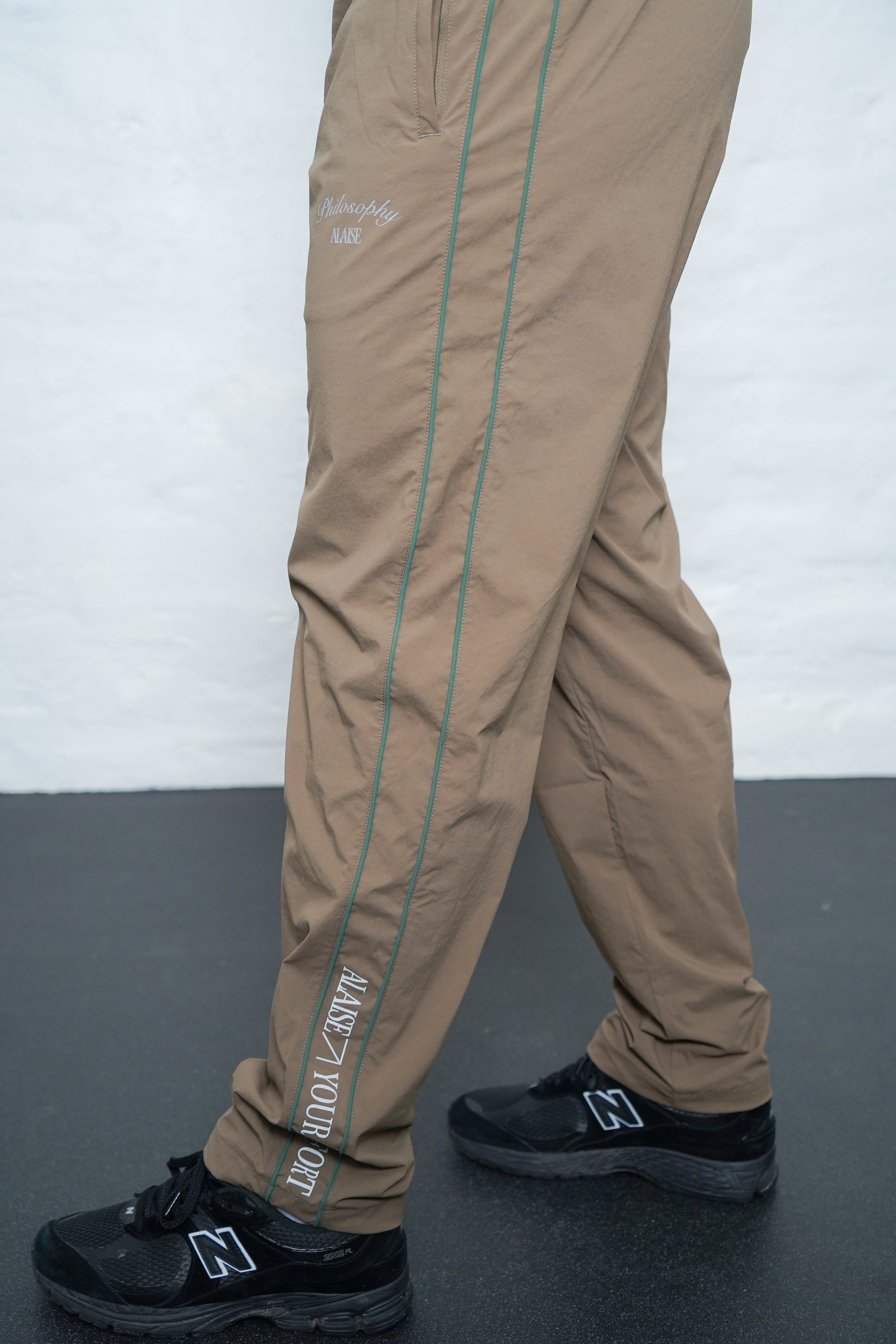 Track Pants Straight Legs - Brown