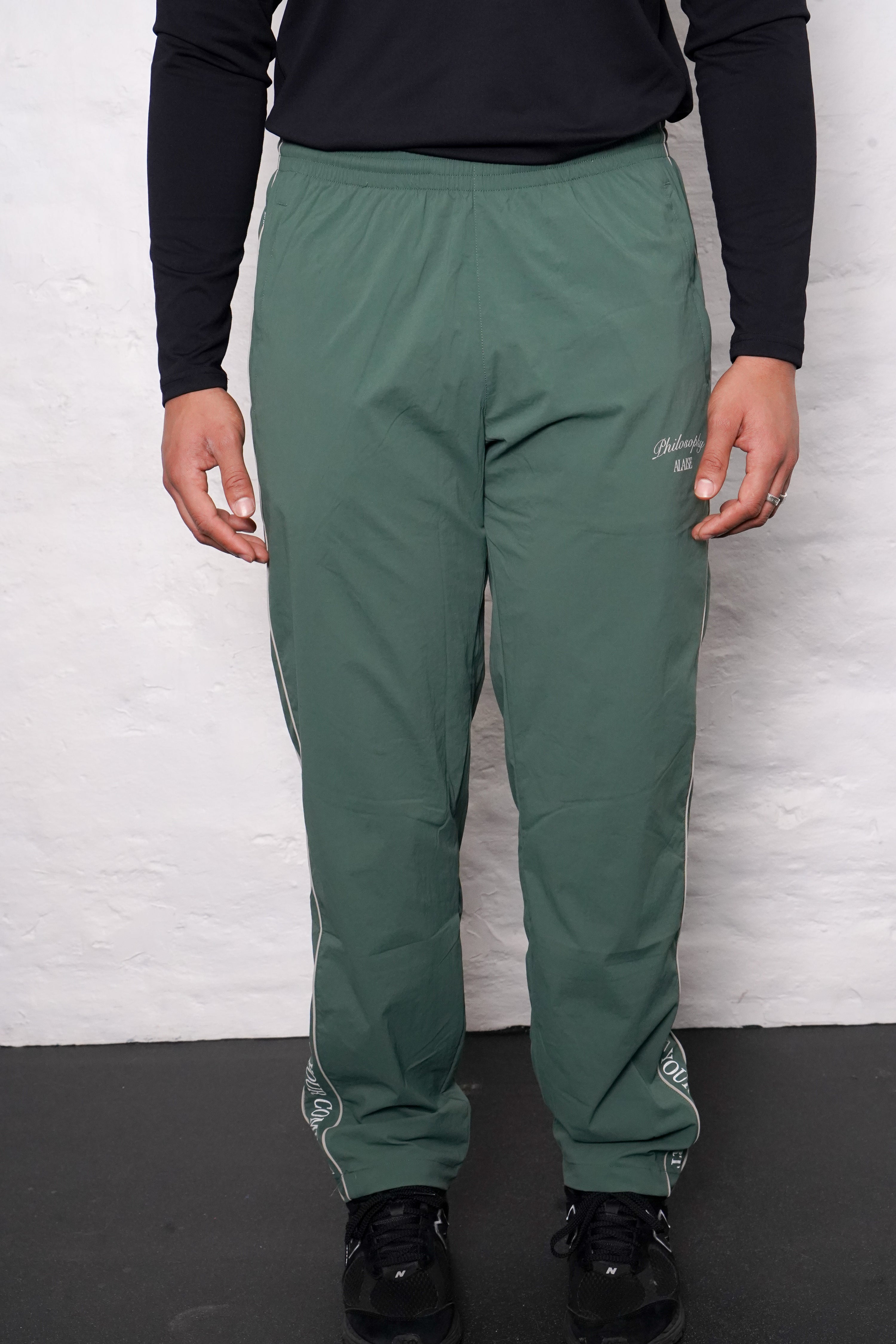 Track Pants Straight Legs - Dark Green