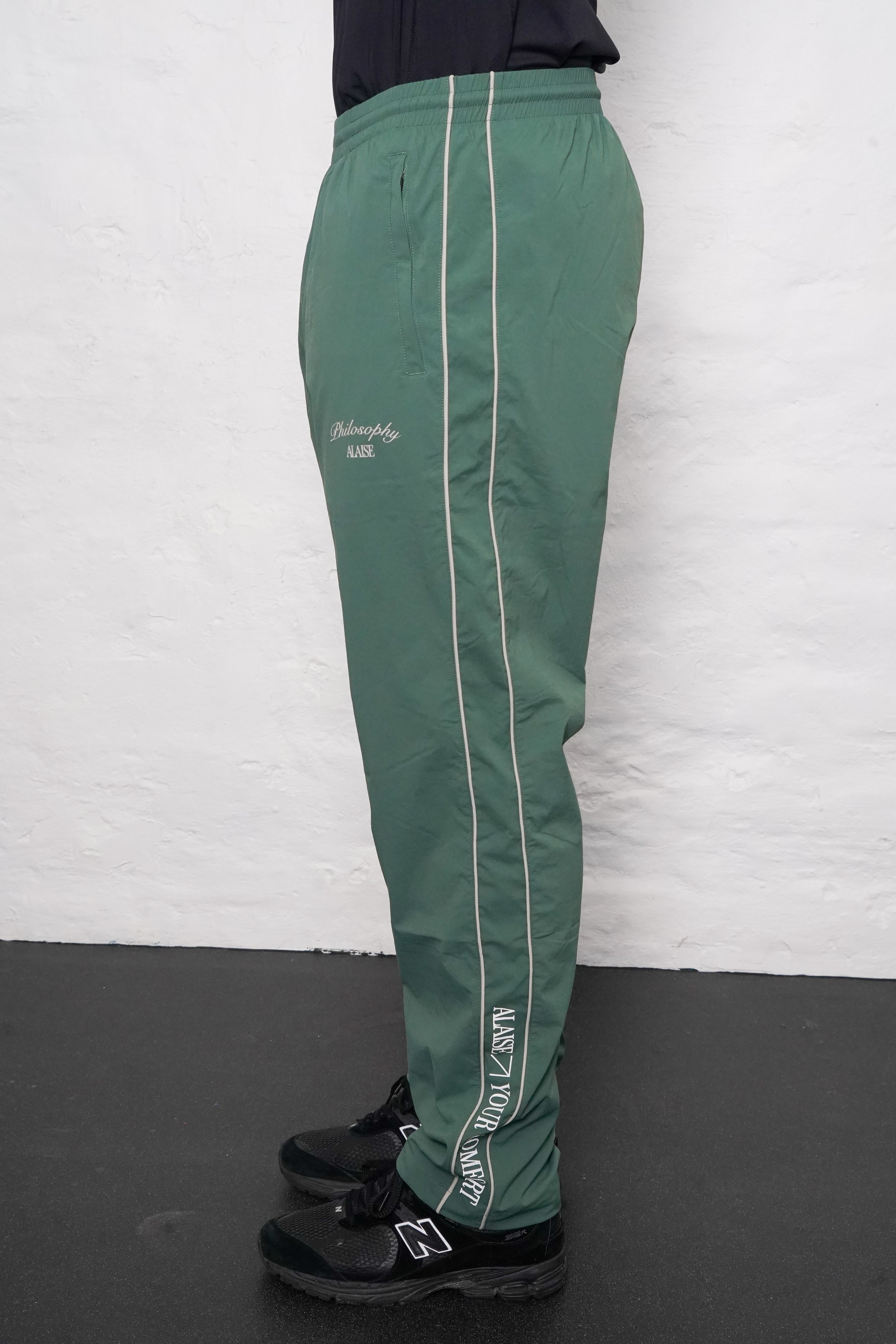 Track Pants Straight Legs - Dark Green