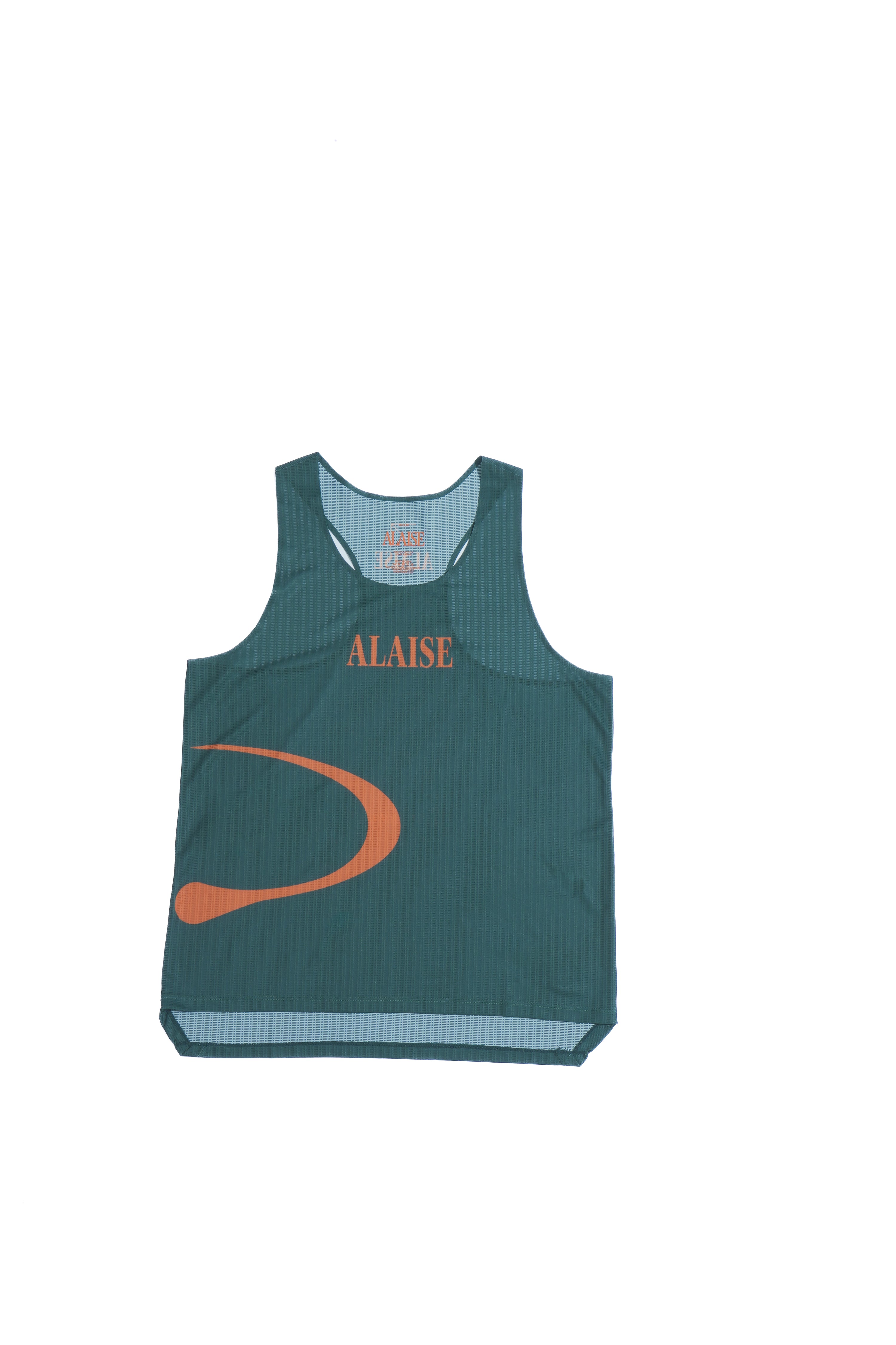 Running Light Singlet in Dark Green