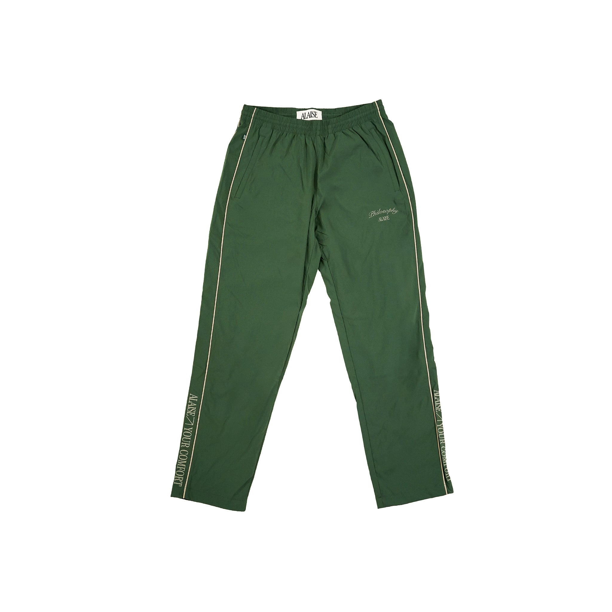 Track Pants Straight Legs - Dark Green