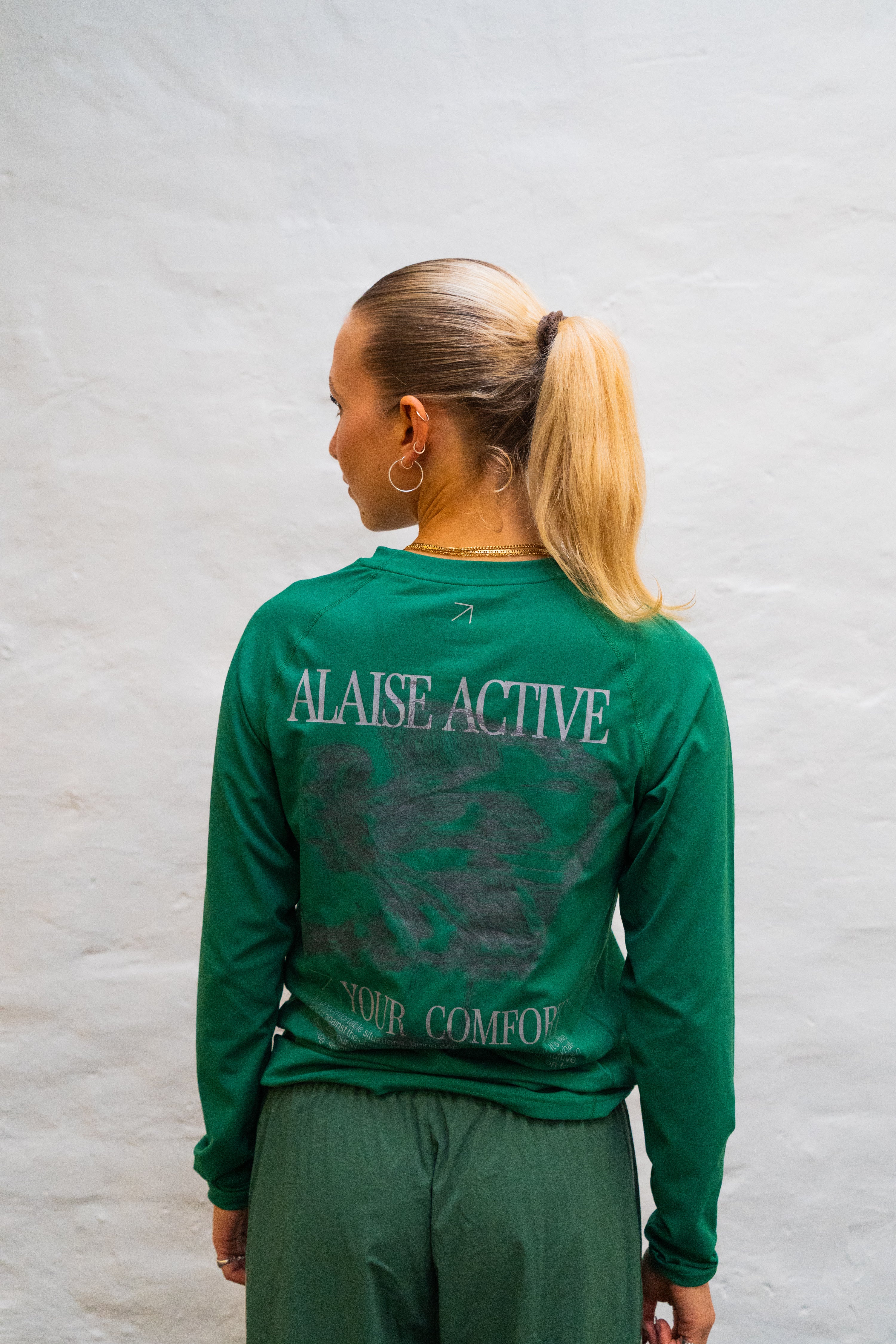 Graphic II Active Long Sleeve - Green