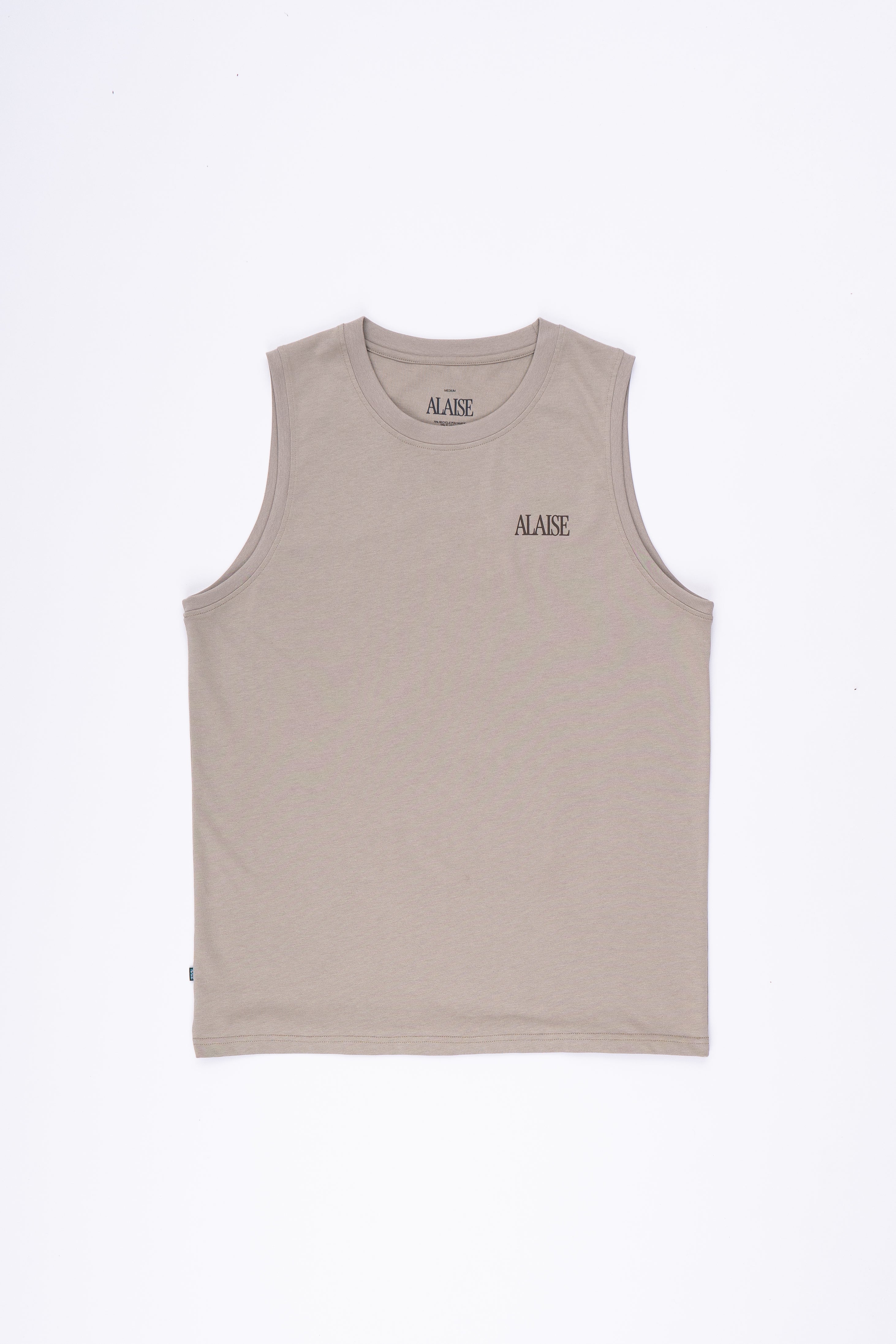 Graphic Singlet in Beige