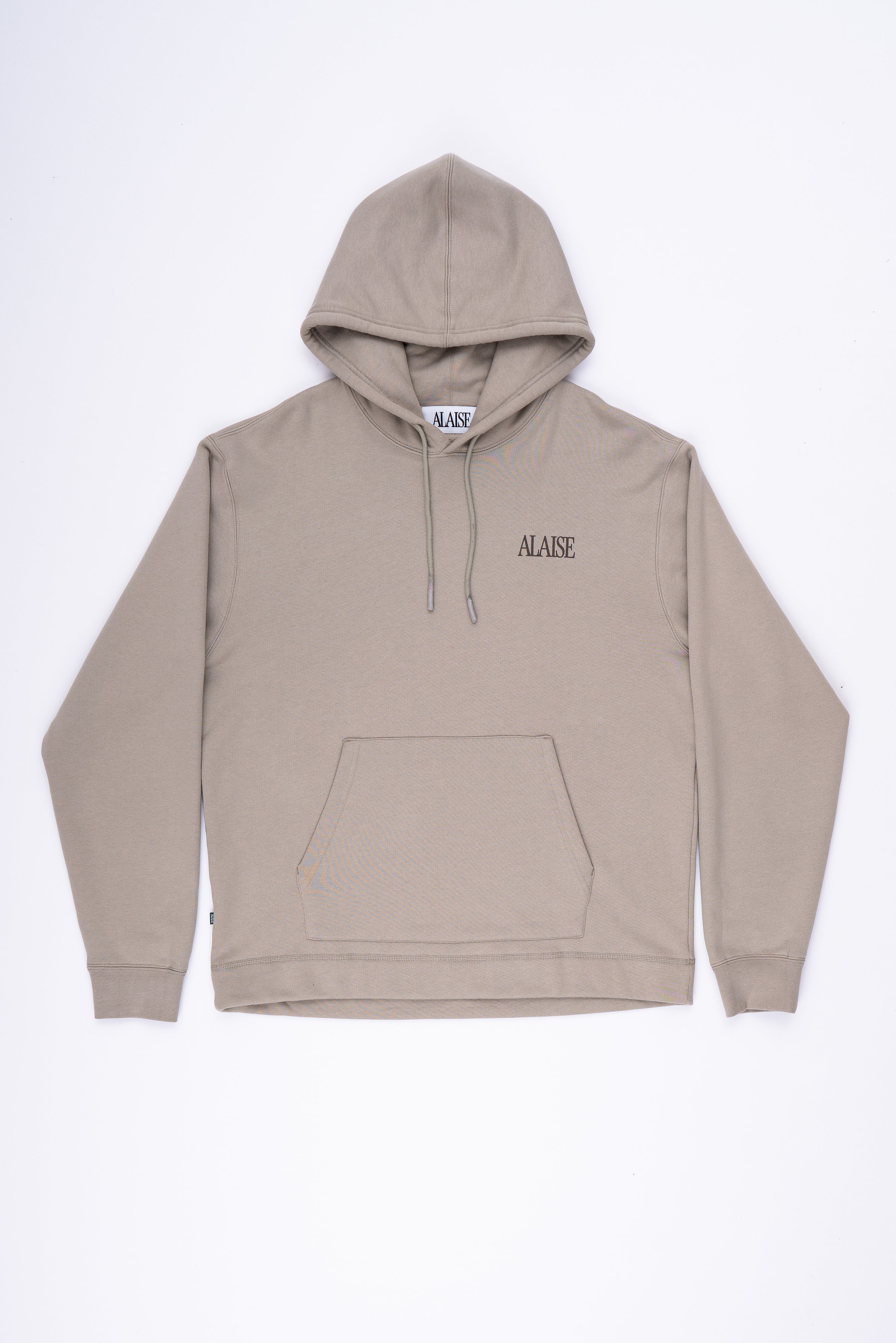 Graphic Comfort Hoodie in Beige