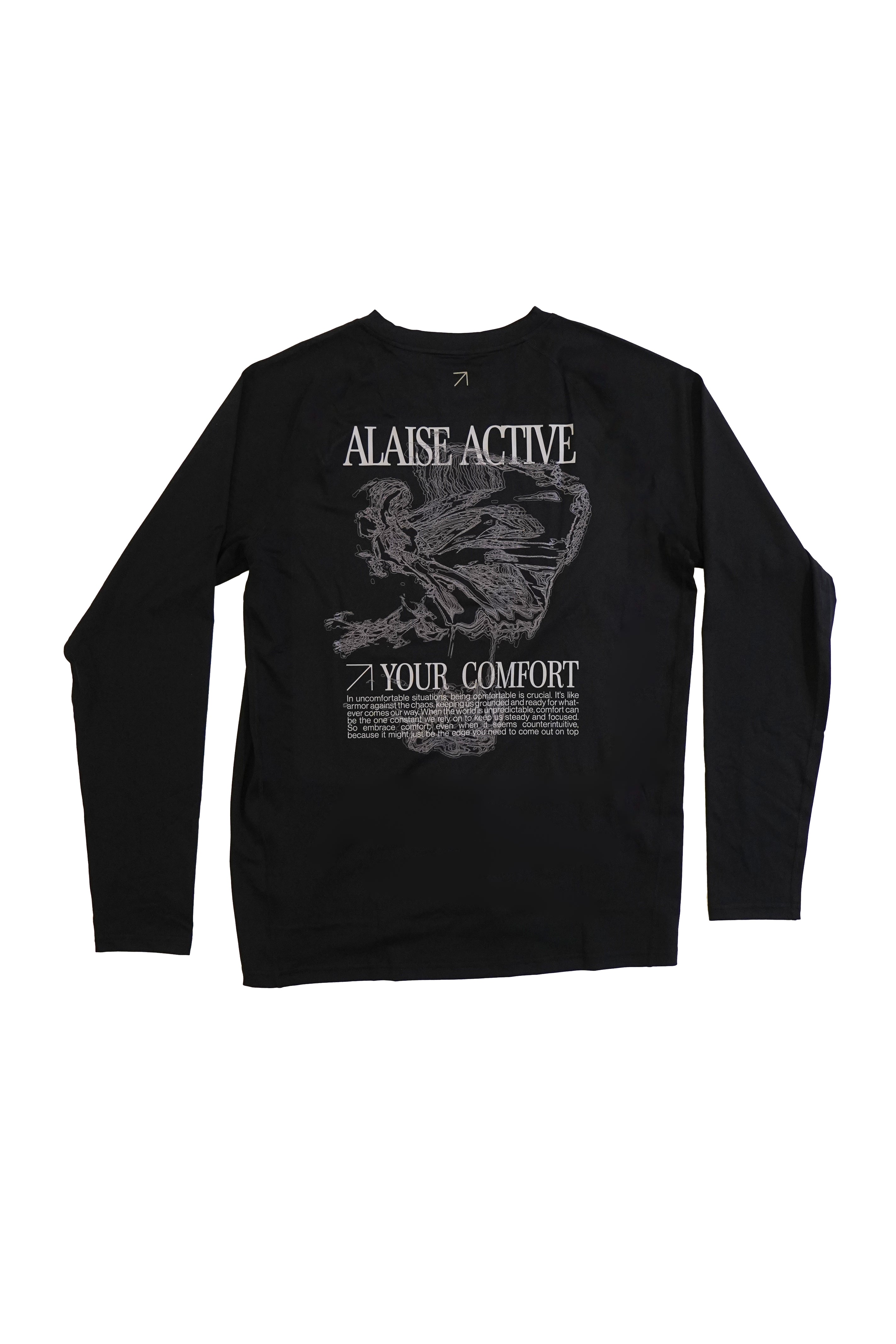 Graphic II Active Long Sleeve - Black